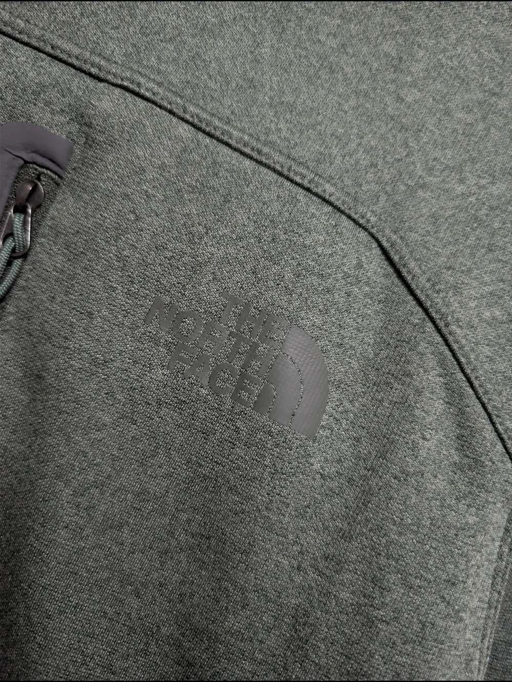 The North Face Men's Olive Green Half-Zip Performance Fleece